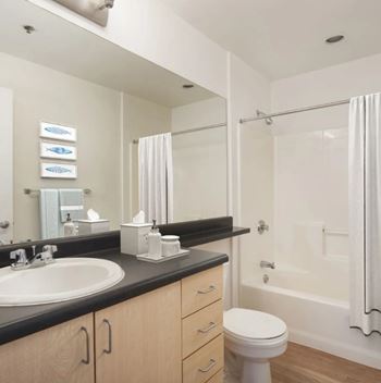 Full bath with tub